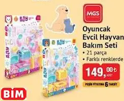 MGS OYUNCAK EVCİL HAYVAN BAKIM SETİ